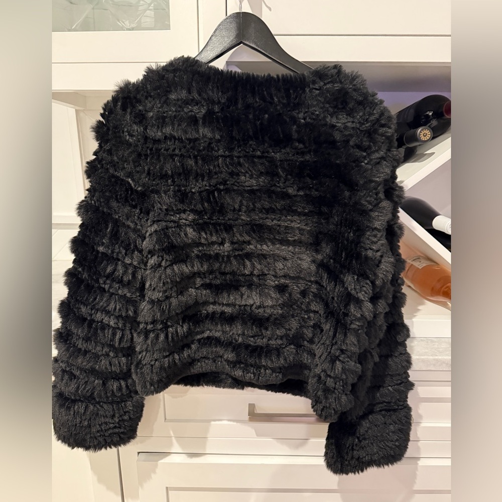 ALICE AND OLIVIA FAWN FAUX FUR JACKET - Picture 6 of 12